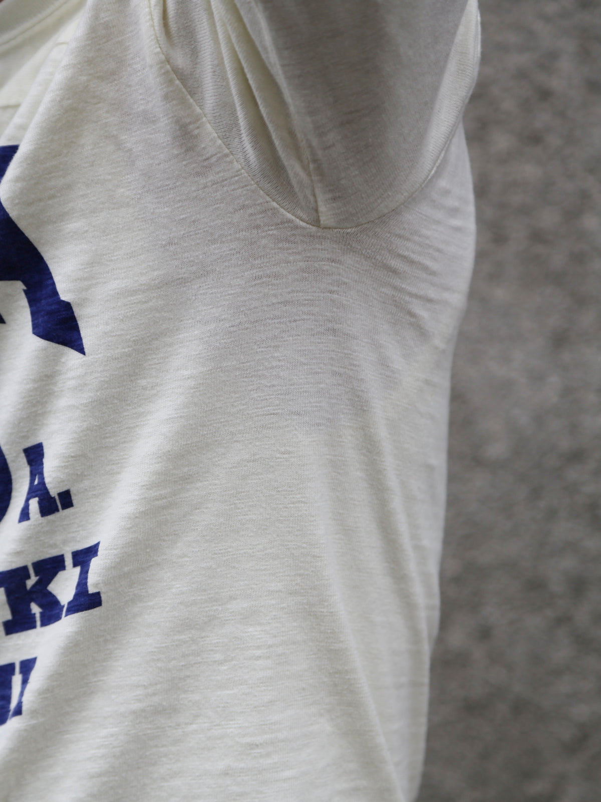 Sun Surf "H.M.A" Slub Yarn Football Tee – White (SS69656-105)