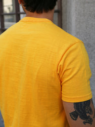 The Real McCOY's Athletic T-Shirt 2-Wheelers Of Detroit – Yellow (BC26009-060)