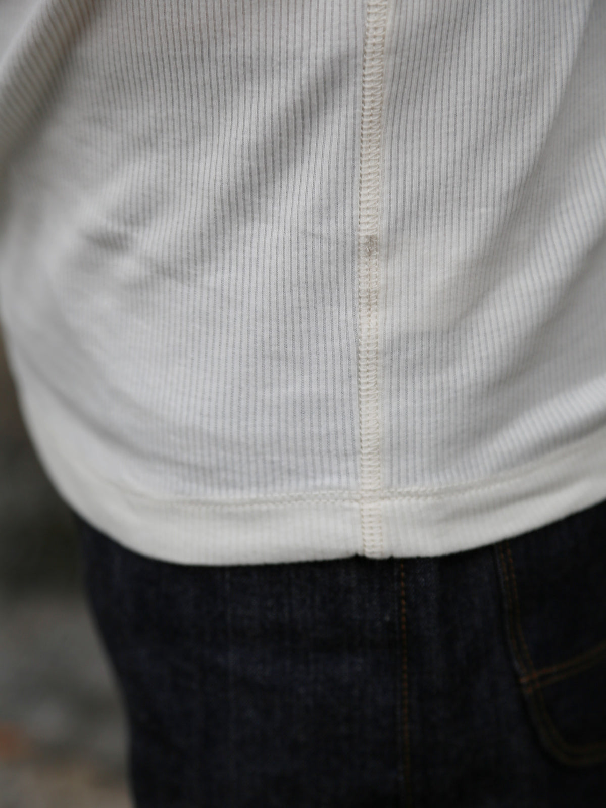 Indigofera Frank Cotton Rib Tank Top – Cocatoo White (4550-166-10)