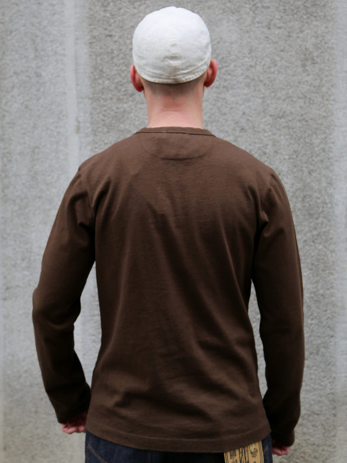 Freenote Cloth 13 Ounce Henley LS – Cedar (M0001501-CDR)