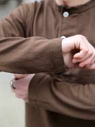 Freenote Cloth 13 Ounce Henley LS – Cedar (M0001501-CDR)