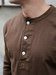 Freenote Cloth 13 Ounce Henley LS – Cedar (M0001501-CDR)