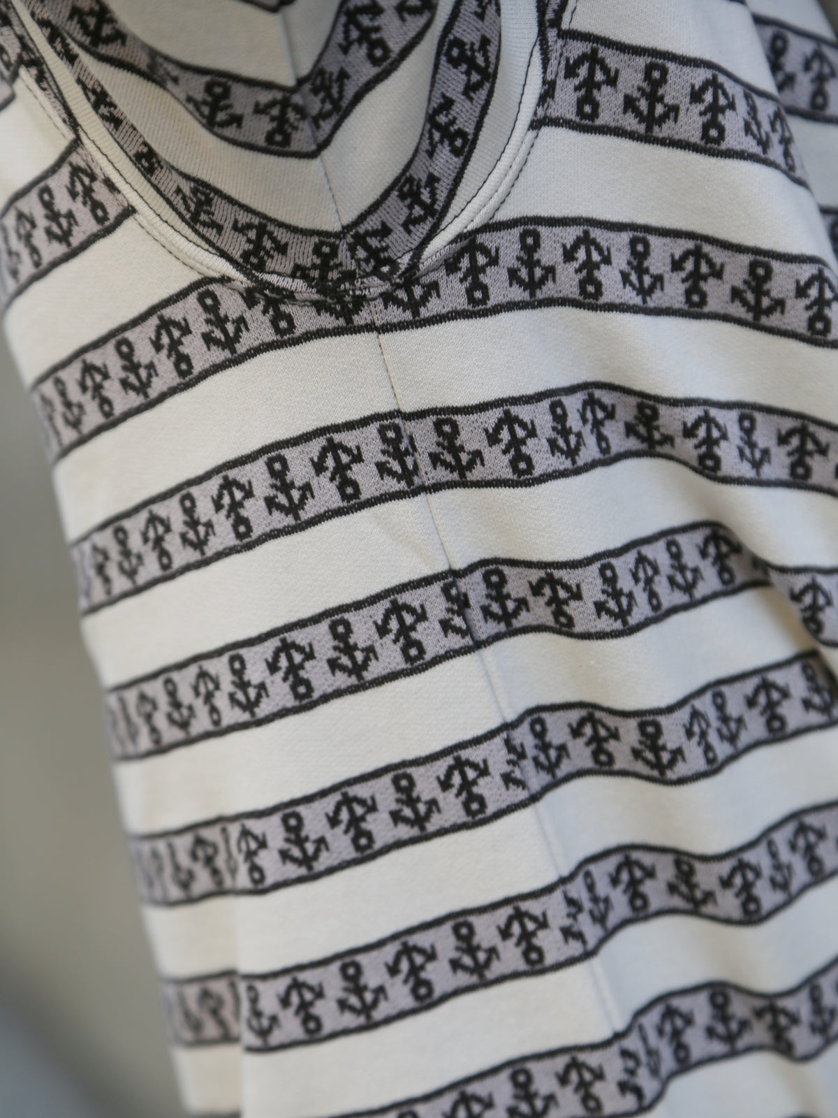 The Real McCOY's Military Jacquard Anchor Tee – Gray (MC26006-020)