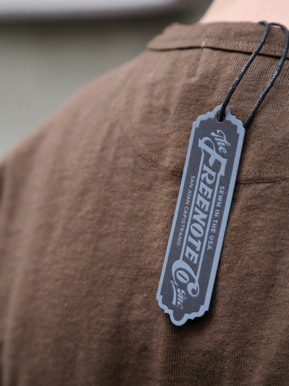 Freenote Cloth 13 Ounce Henley LS – Cedar (M0001501-CDR)