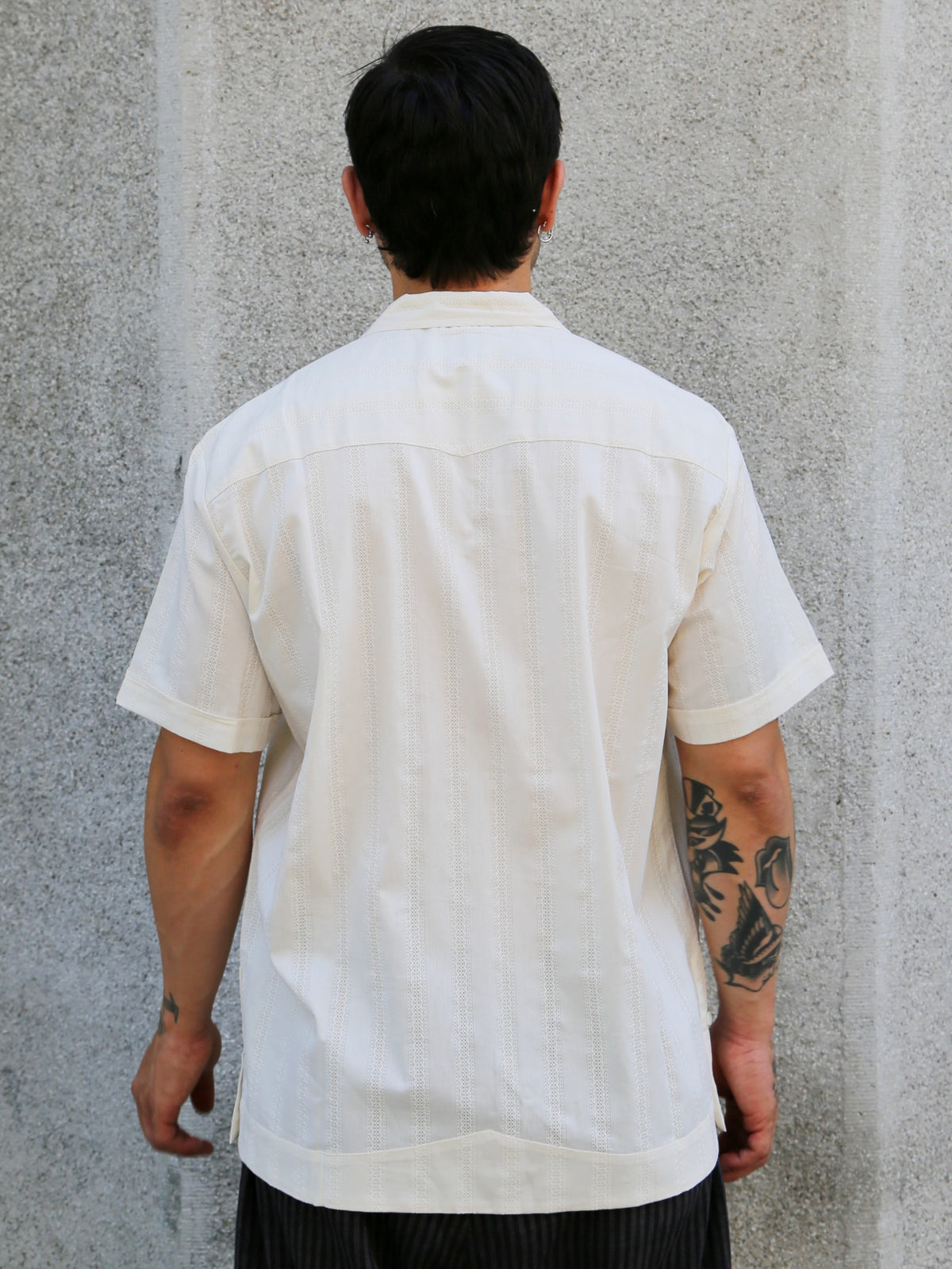 The Real McCOY's Joe McCoy Cuban Shirt S/S – Ecru (MS26007-012)