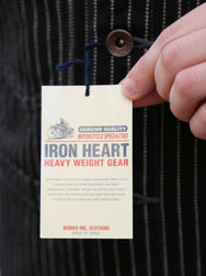 Iron Heart 12oz Wabash/Duck Work Vest – Black/Black (IHV-02-BLK)