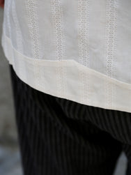 The Real McCOY's Joe McCoy Cuban Shirt S/S – Ecru (MS26007-012)