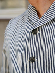 The Real McCOY's U.S. Navy Striped Dungaree Jumper – White/Navy (MJ26004-314)