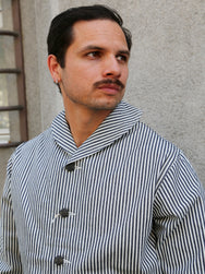 The Real McCOY's U.S. Navy Striped Dungaree Jumper – White/Navy (MJ26004-314)