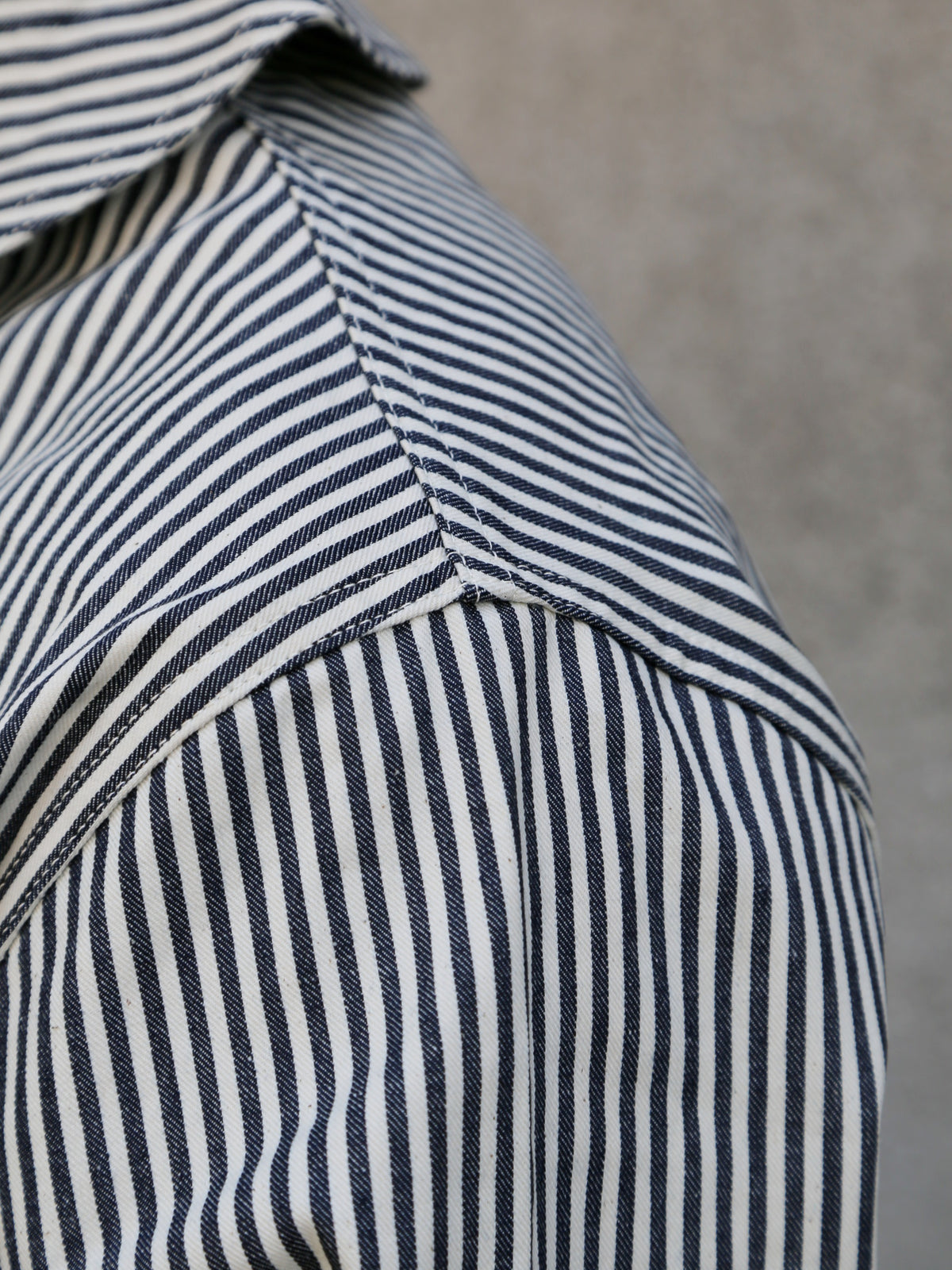 The Real McCOY's U.S. Navy Striped Dungaree Jumper – White/Navy (MJ26004-314)