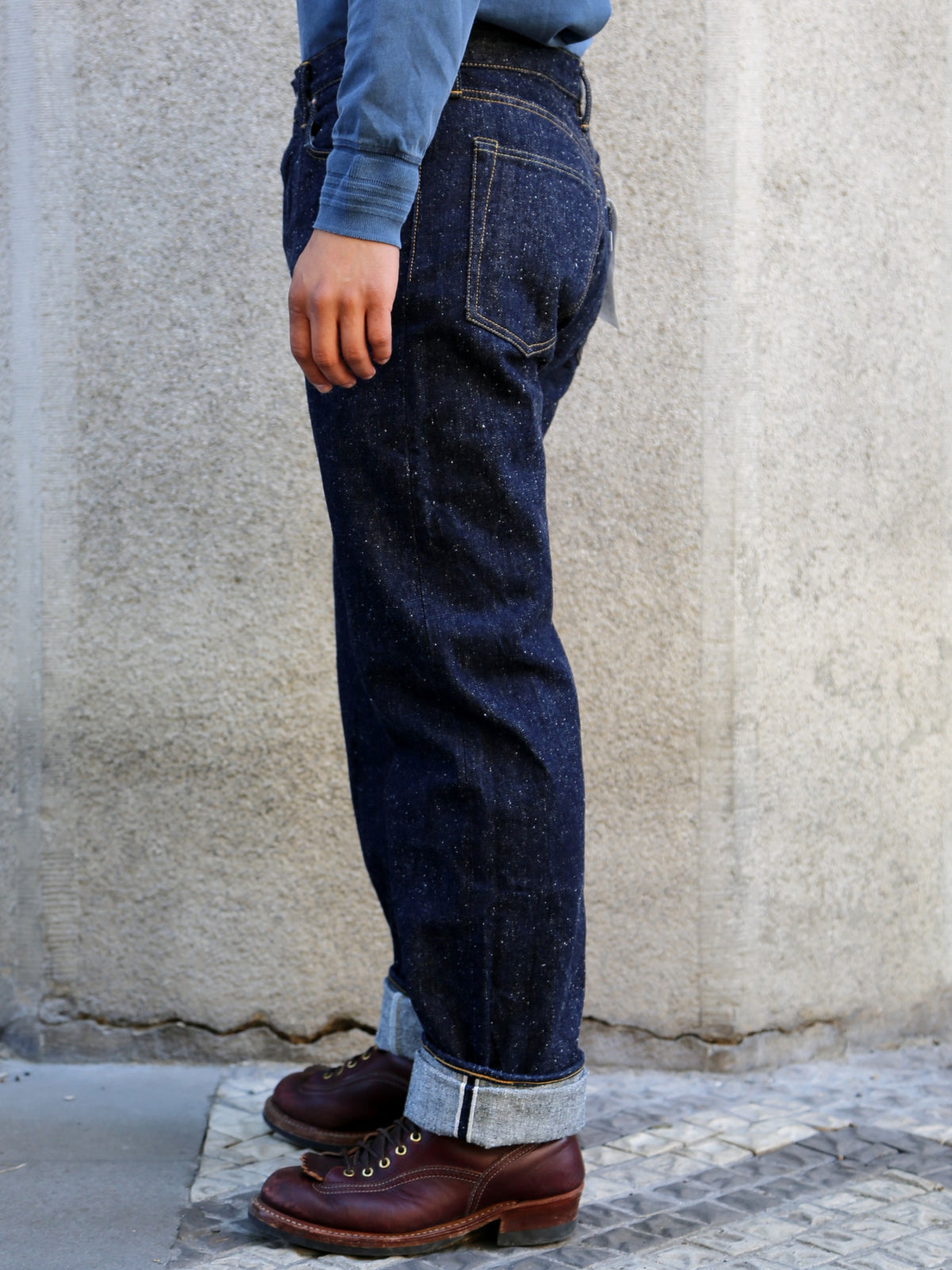 Omoto Denim 16oz Nep Denim Relax Fit Jeans – Indigo (0612)