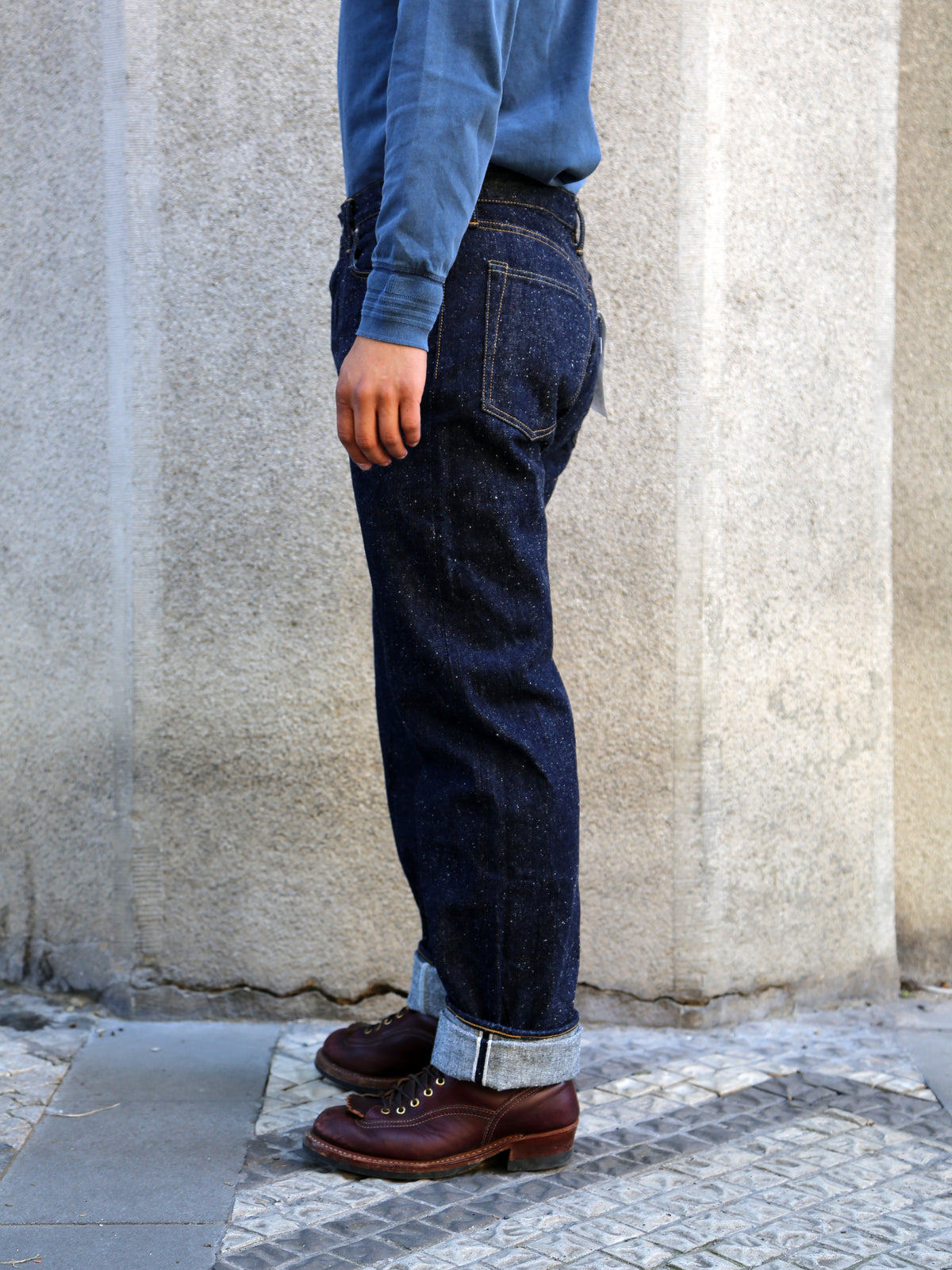 Omoto Denim 16oz Nep Denim Relax Fit Jeans - Indigo (0612)