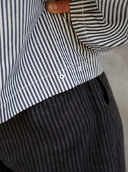 The Real McCOY's U.S. Navy Striped Dungaree Jumper – White/Navy (MJ26004-314)