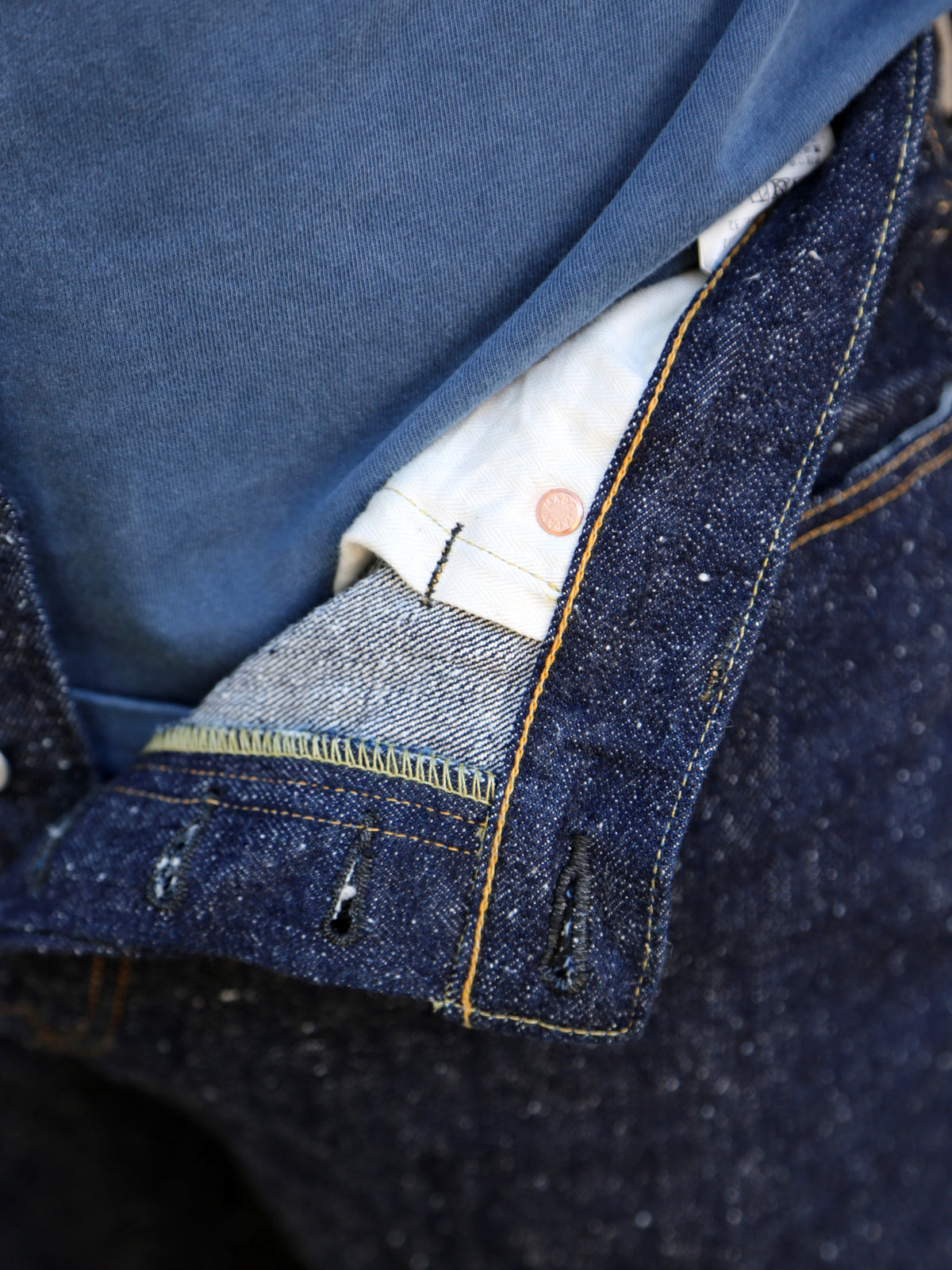Omoto Denim 16oz Nep Denim Relax Fit Jeans – Indigo (0612)