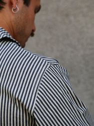 The Real McCOY's U.S. Navy Striped Dungaree Jumper – White/Navy (MJ26004-314)
