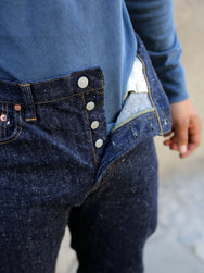 Omoto Denim 16oz Nep Denim Relax Fit Jeans - Indigo (0612)