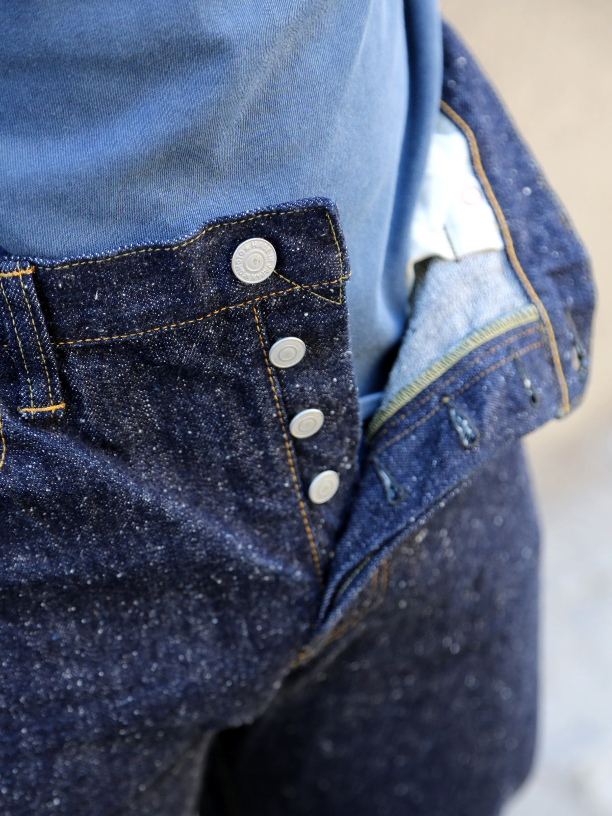 Omoto Denim 16oz Nep Denim Relax Fit Jeans – Indigo (0612)