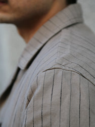 Hansen Garments JOSUF Workwear Blazer – Beige Herringbone Pin (31-57-5)