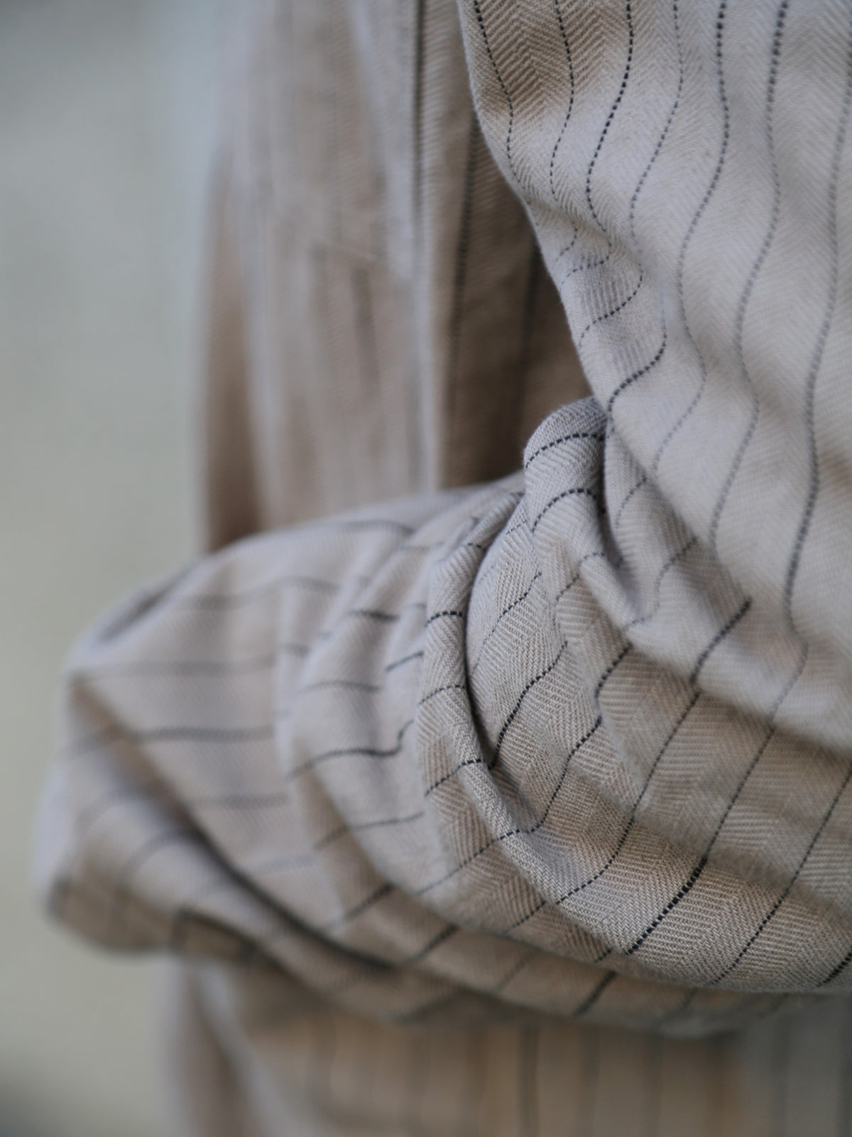 Hansen Garments JOSUF Workwear Blazer – Beige Herringbone Pin (31-57-5)