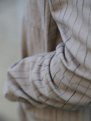 Hansen Garments JOSUF Workwear Blazer – Beige Herringbone Pin (31-57-5)