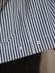 The Real McCOY's U.S. Navy Striped Dungaree Jumper – White/Navy (MJ26004-314)