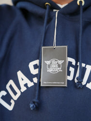 The Real McCoy's Hooded Sweatshirt, Coast Guard – Navy (MC20106)