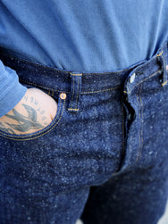 Omoto Denim 16oz Nep Denim Relax Fit Jeans – Indigo (0612)