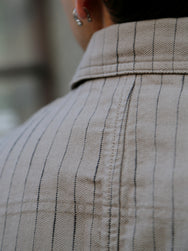 Hansen Garments JOSUF Workwear Blazer – Beige Herringbone Pin (31-57-5)