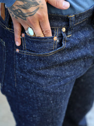 Omoto Denim 16oz Nep Denim Relax Fit Jeans - Indigo (0612)