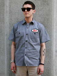 The Real McCOY's Buco Workshirt S/S / Look at How Buco did it! – Cloud (BS26001-024)