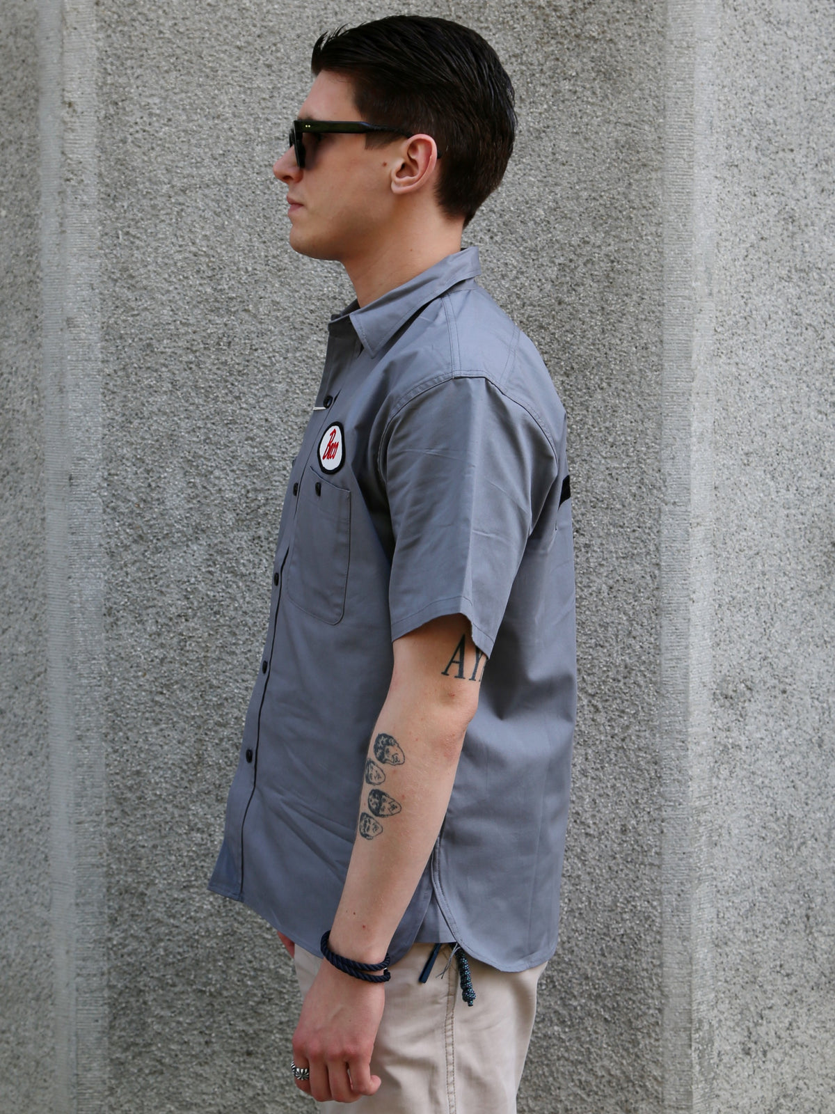 The Real McCOY's Buco Workshirt S/S / Look at How Buco did it! – Cloud (BS26001-024)