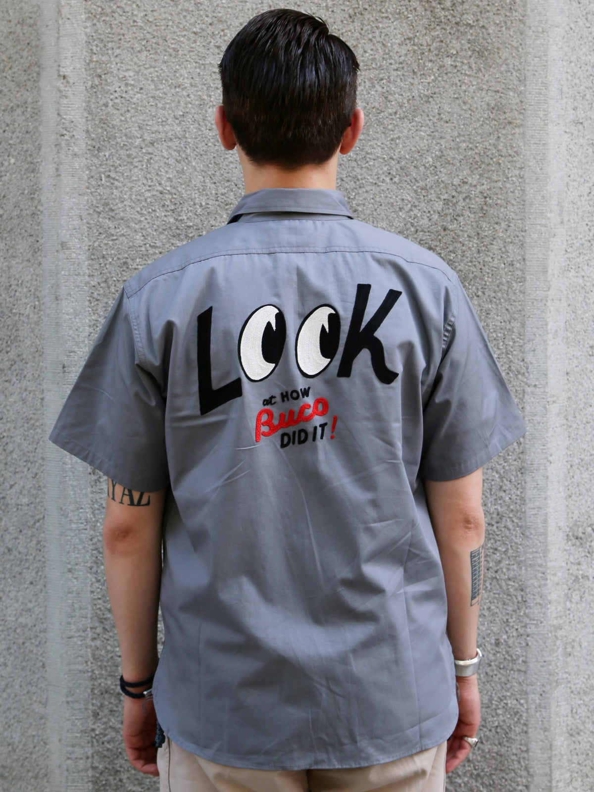 The Real McCOY's Buco Workshirt S/S / Look at How Buco did it! – Cloud (BS26001-024)