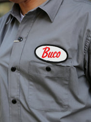 The Real McCOY's Buco Workshirt S/S / Look at How Buco did it! – Cloud (BS26001-024)