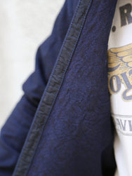 Samurai Jeans Snake Jacquard Work Shirt – Indigo (SSS25-01W)