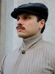 Hansen Garments JOSUF Workwear Blazer – Beige Herringbone Pin (31-57-5)