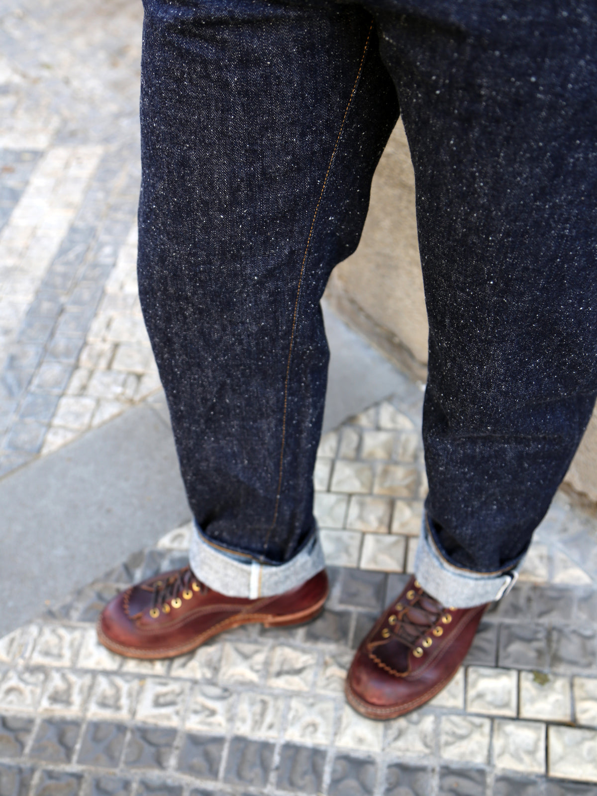 Omoto Denim 16oz Nep Denim Relax Fit Jeans - Indigo (0612)