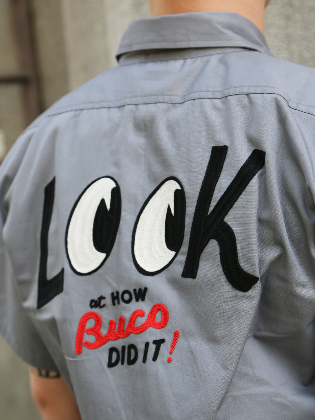 The Real McCOY's Buco Workshirt S/S / Look at How Buco did it! – Cloud (BS26001-024)