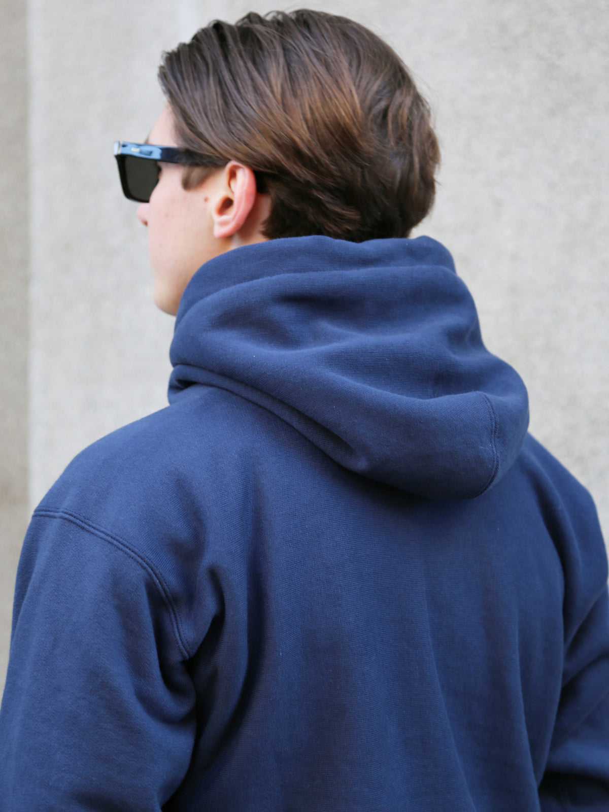 The Real McCoy's Hooded Sweatshirt, Coast Guard – Navy (MC20106)