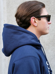 The Real McCoy's Hooded Sweatshirt, Coast Guard – Navy (MC20106)