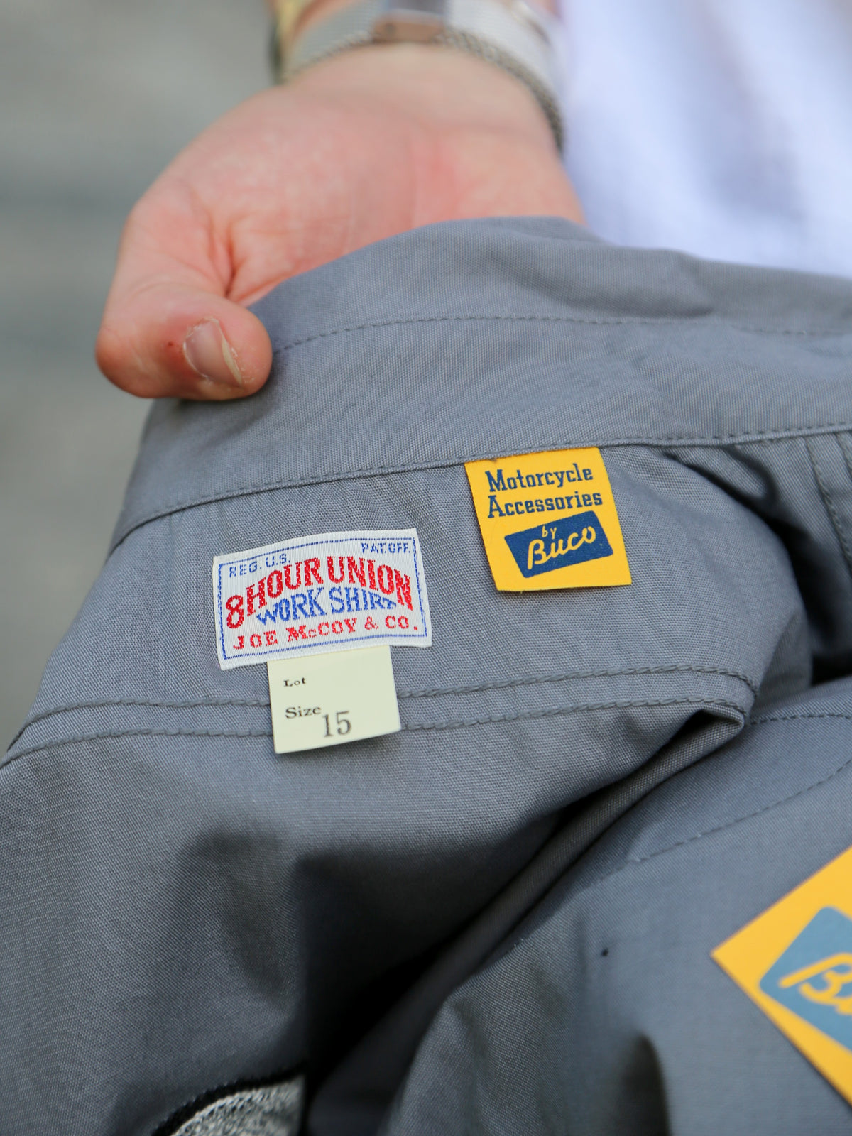 The Real McCOY's Buco Workshirt S/S / Look at How Buco did it! – Cloud (BS26001-024)