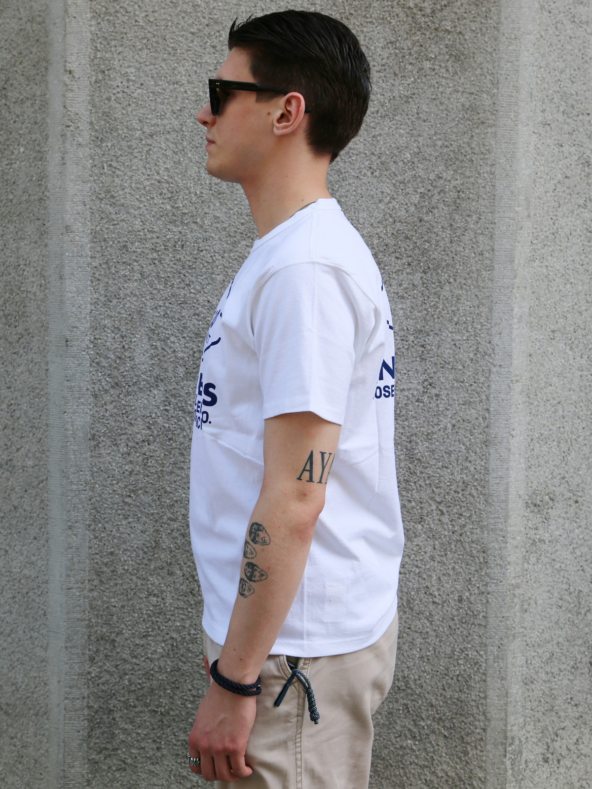 The Real McCOY's Buco Tee / Buco Engineers – White (BC26001-010)