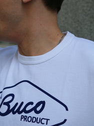 The Real McCOY's Buco Tee / Buco Engineers – White (BC26001-010)