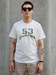The Real McCOY's Military Tee 53rd 2nd Air Force – Milk (MC26016-011)