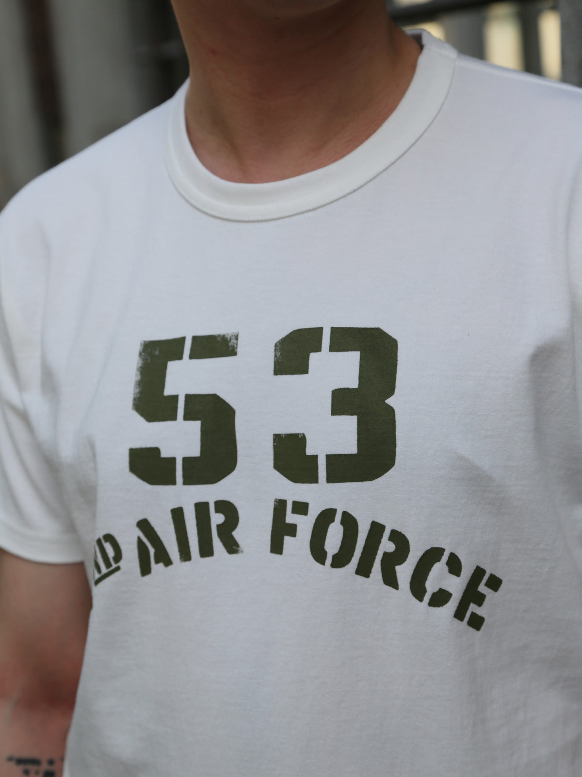 The Real McCOY's Military Tee 53rd 2nd Air Force – Milk (MC26016-011)