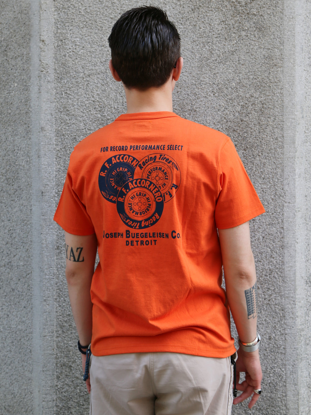 The Real McCOY's Buco Tee / R.F. Accornero – Orange (BC26007-070)