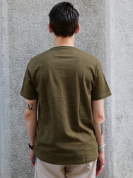 The Real McCOY's Athletic T-shirt / Loop-wheel – Olive (MC19010-150)