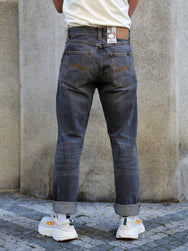 Nudie Jeans Steady Eddie II Grey Crosshatch (114944)