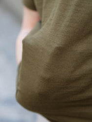 The Real McCOY's Athletic T-shirt / Loop-wheel – Olive (MC19010-150)