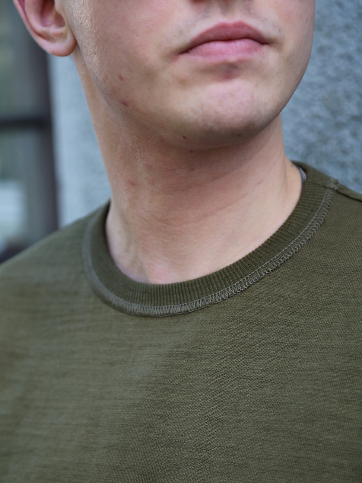 The Real McCOY's Athletic T-shirt / Loop-wheel – Olive (MC19010-150)