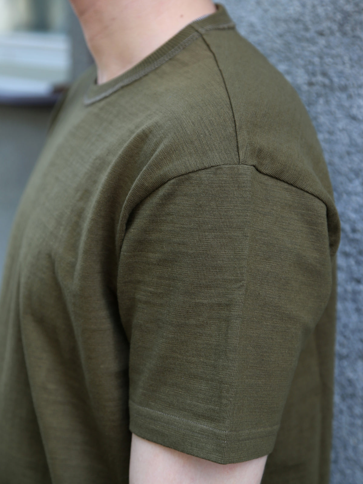 The Real McCOY's Athletic T-shirt / Loop-wheel – Olive (MC19010-150)